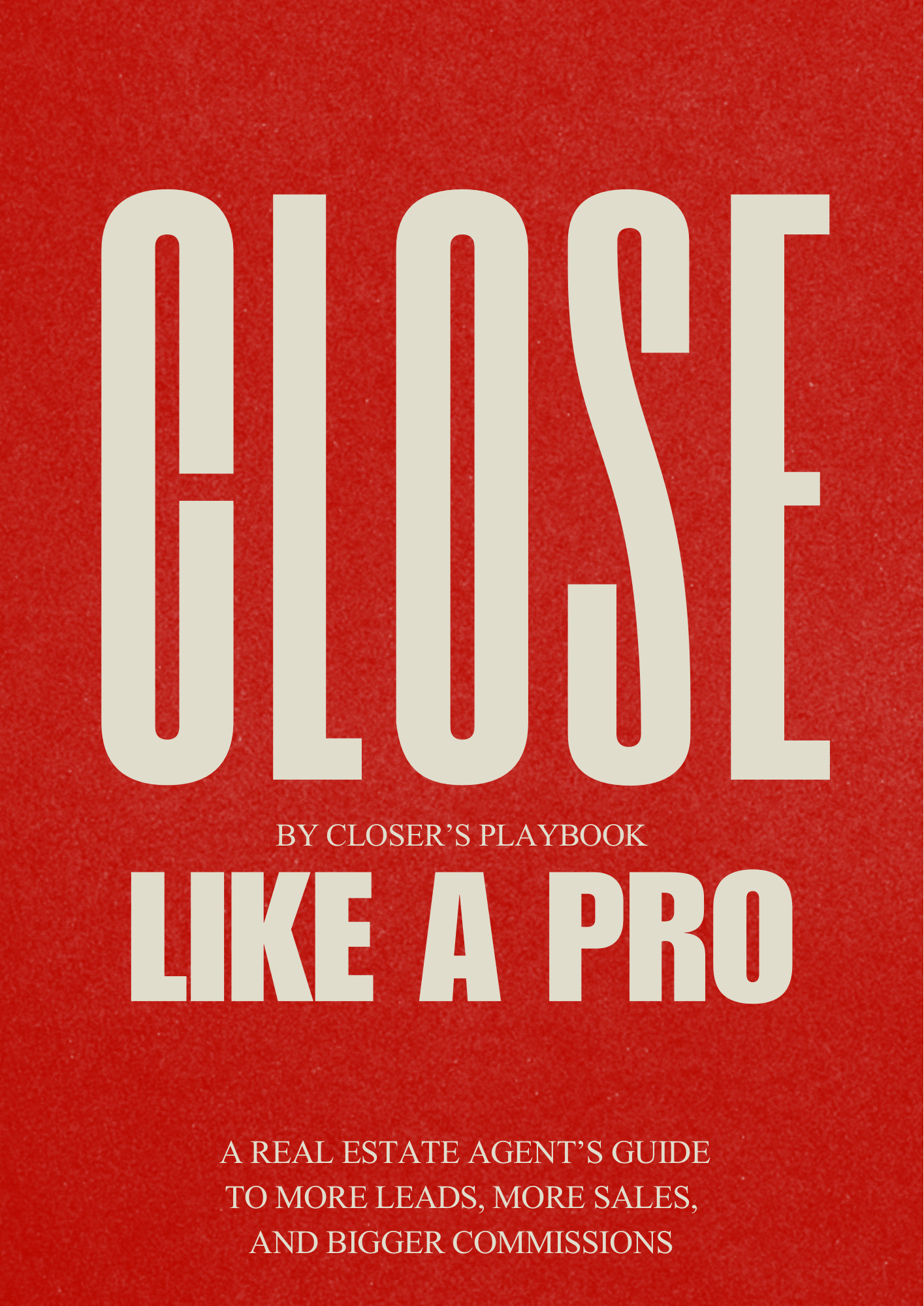 Closer's Playbook